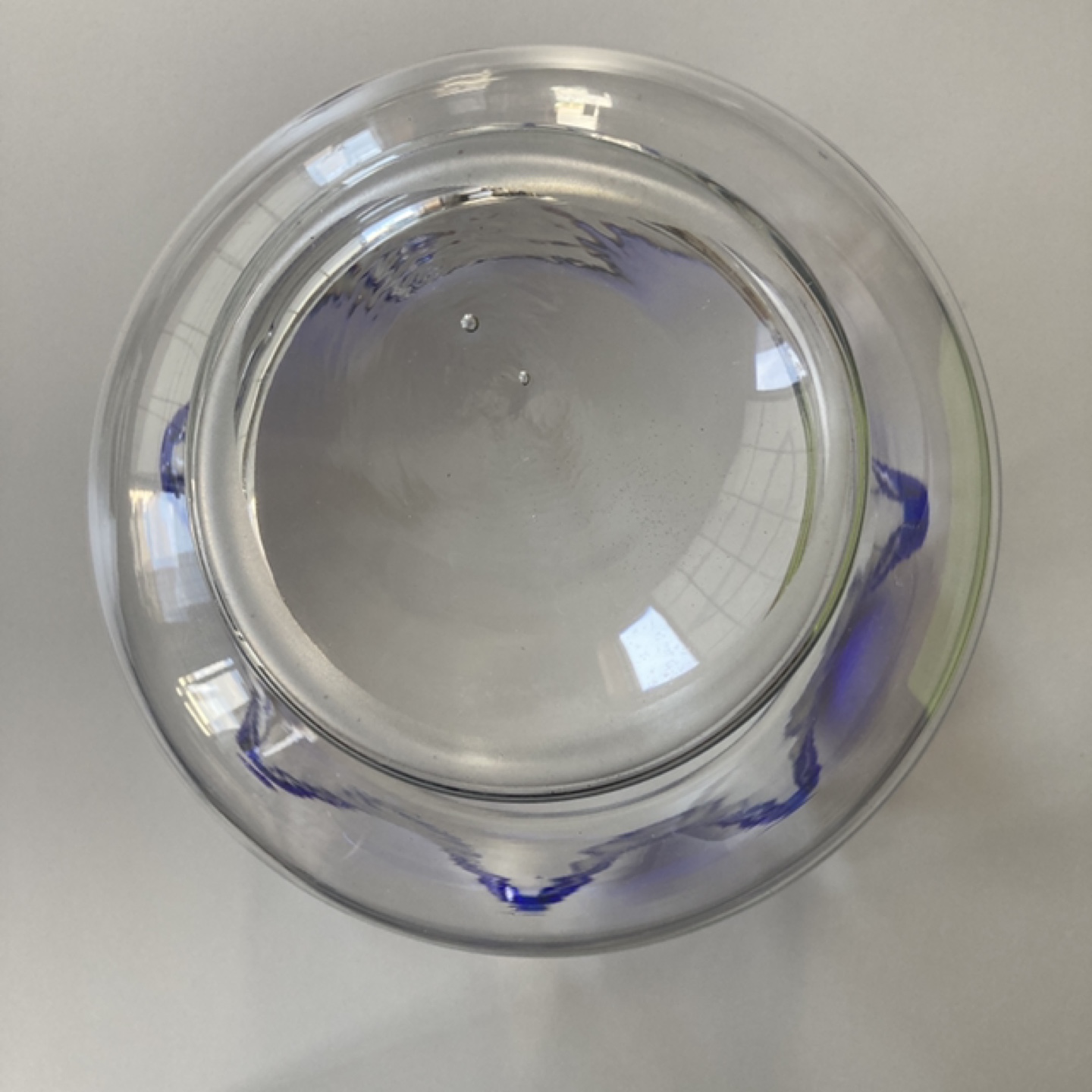 昔ながらの金魚鉢 レトロ金魚鉢 気泡ガラス - キャロット（Karrot）