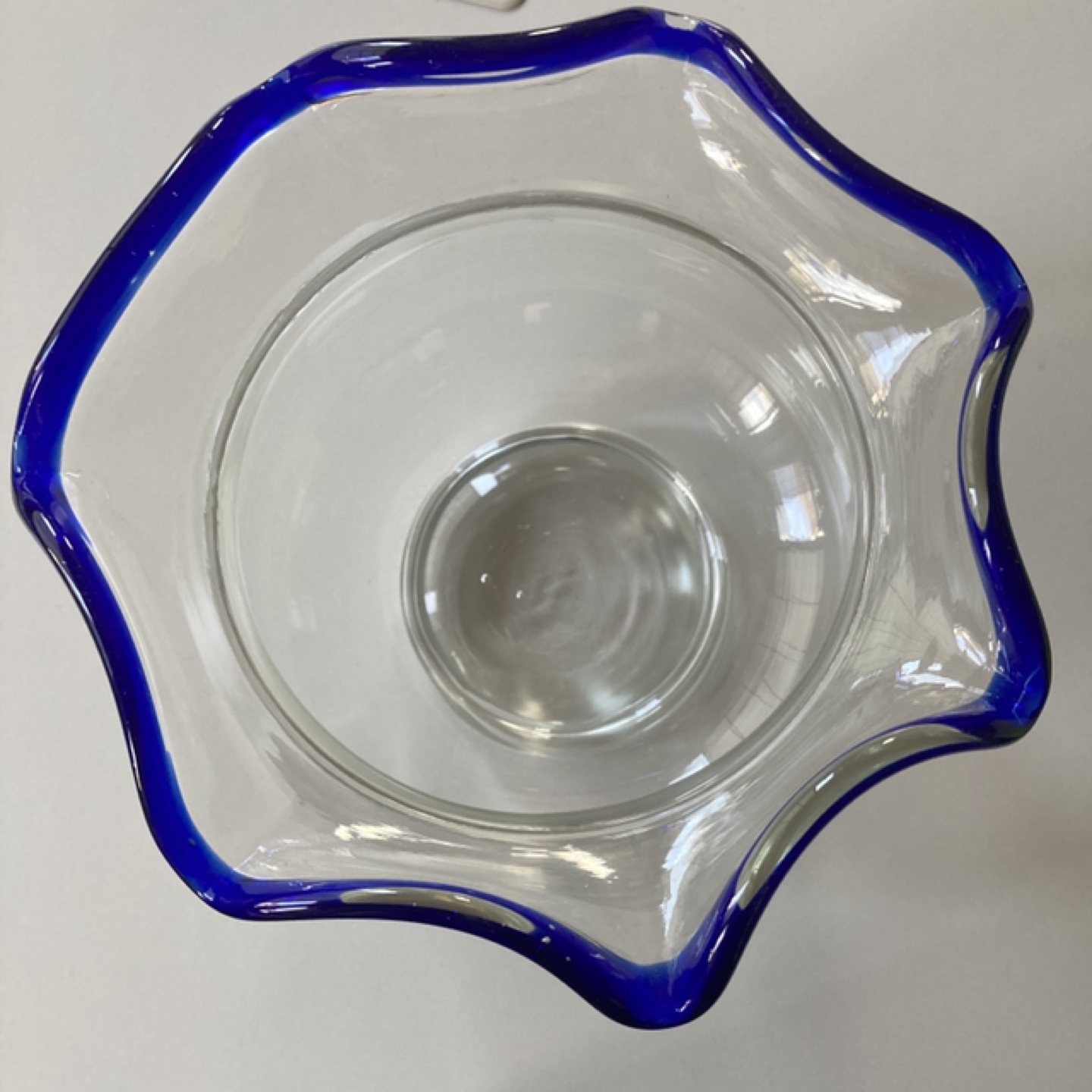 昔ながらの金魚鉢 レトロ金魚鉢 気泡ガラス - キャロット（Karrot）