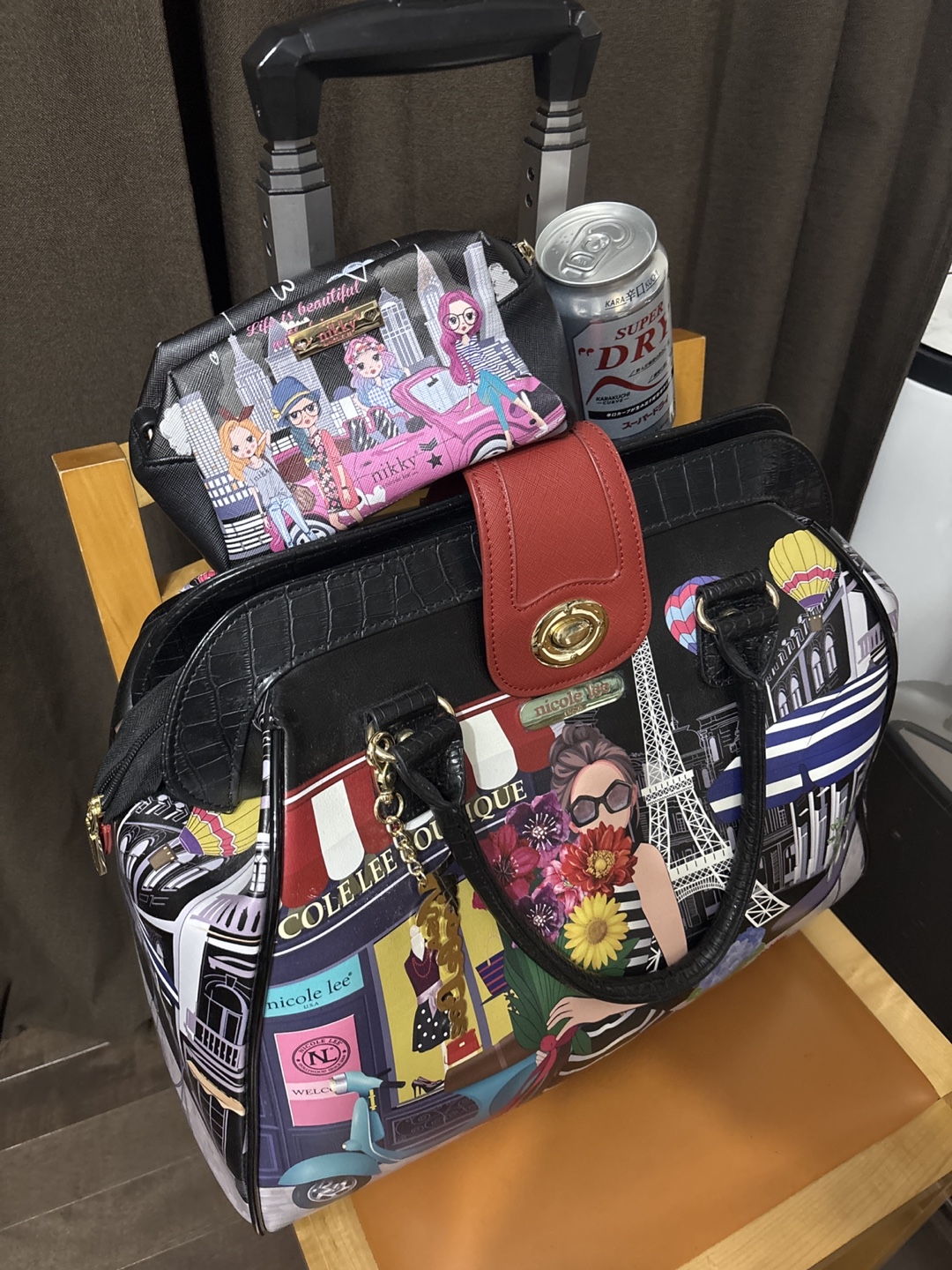 Nicole Lee キャリーバッグセットの写真2枚目