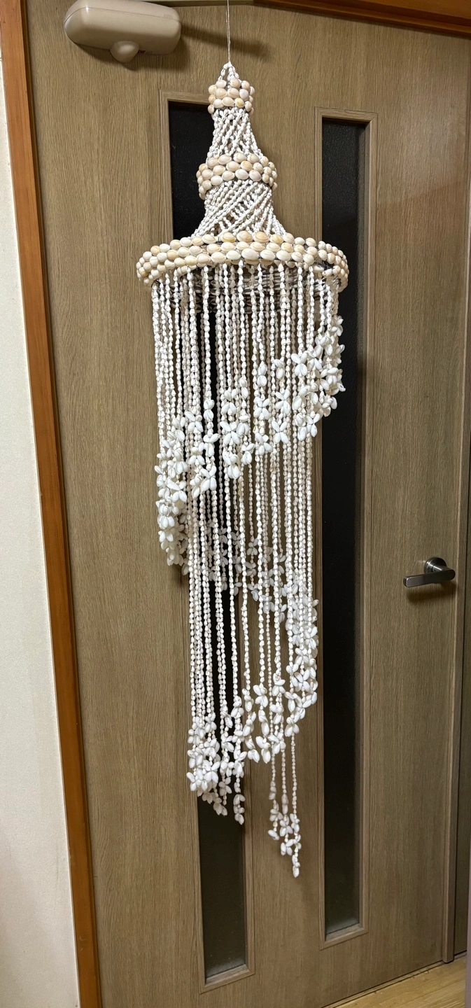 シェル シャンデリア ハワイ購入