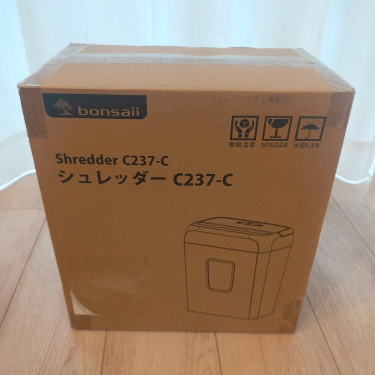 〈新品未使用〉Bonsaii シュレッダー C237-C 黒