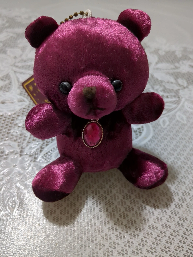 ビロードくまキーホルダー