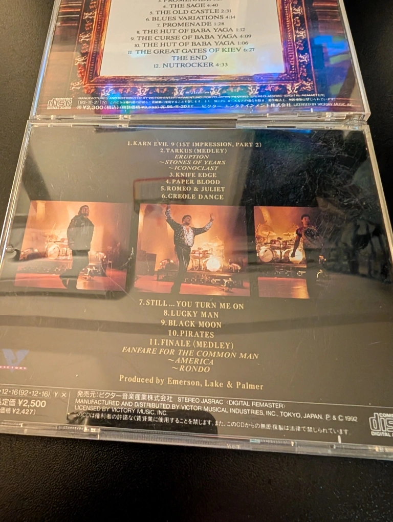 EMERSON LAKE PALMER 2CD 輸入盤 中古品 名盤の写真5枚目
