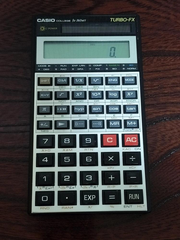 CASIO カシオ TURBO-FX COLLEGE fx-360MT関数電卓