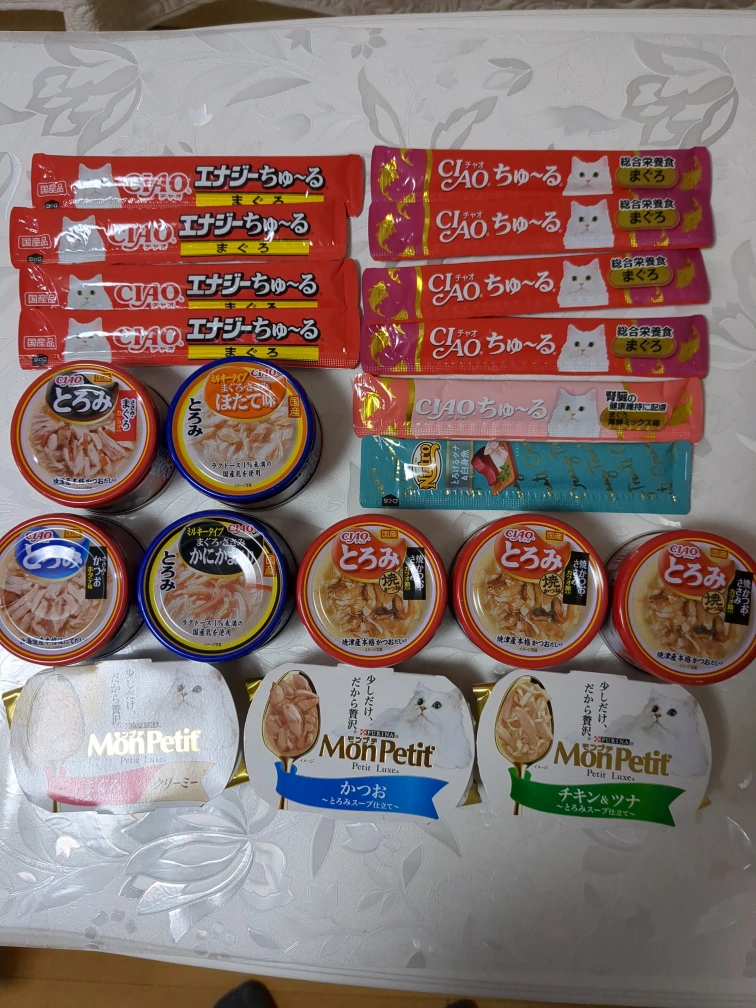 猫缶 とろみ モンプチ チャオチュール