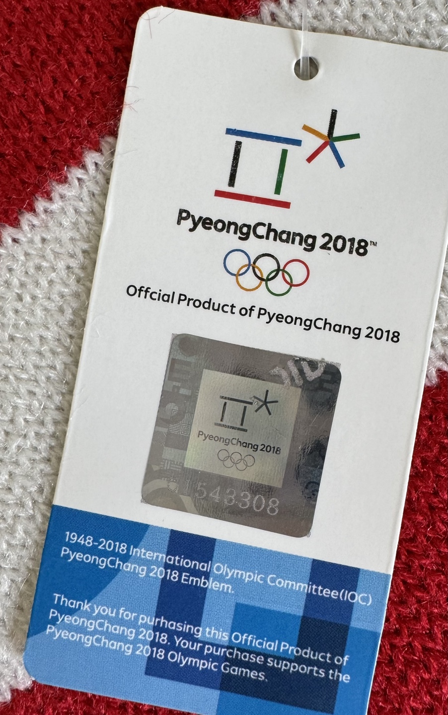 PYEONGCHANGオリンピックマフラーの写真2枚目