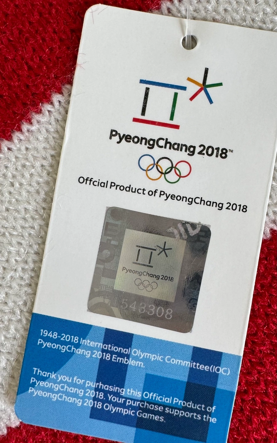 PYEONGCHANGオリンピックマフラーの写真2枚目