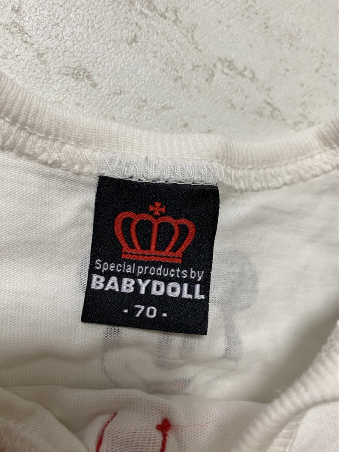 BABYDOLL ミッキーマウス ロンパース 70cmの写真3枚目