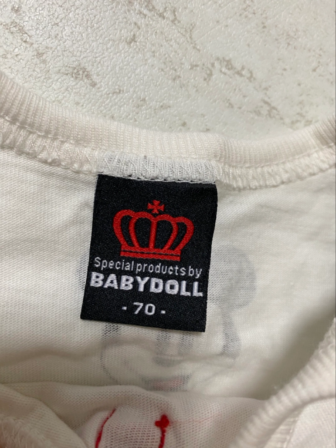 BABYDOLL ミッキーマウス ロンパース 70cmの写真3枚目