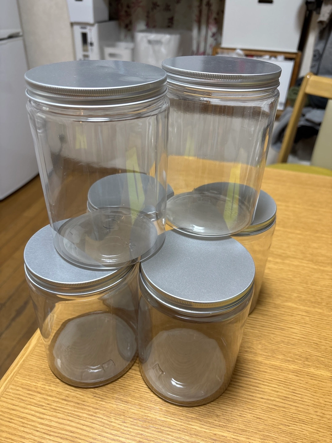 アルミ蓋PET容器