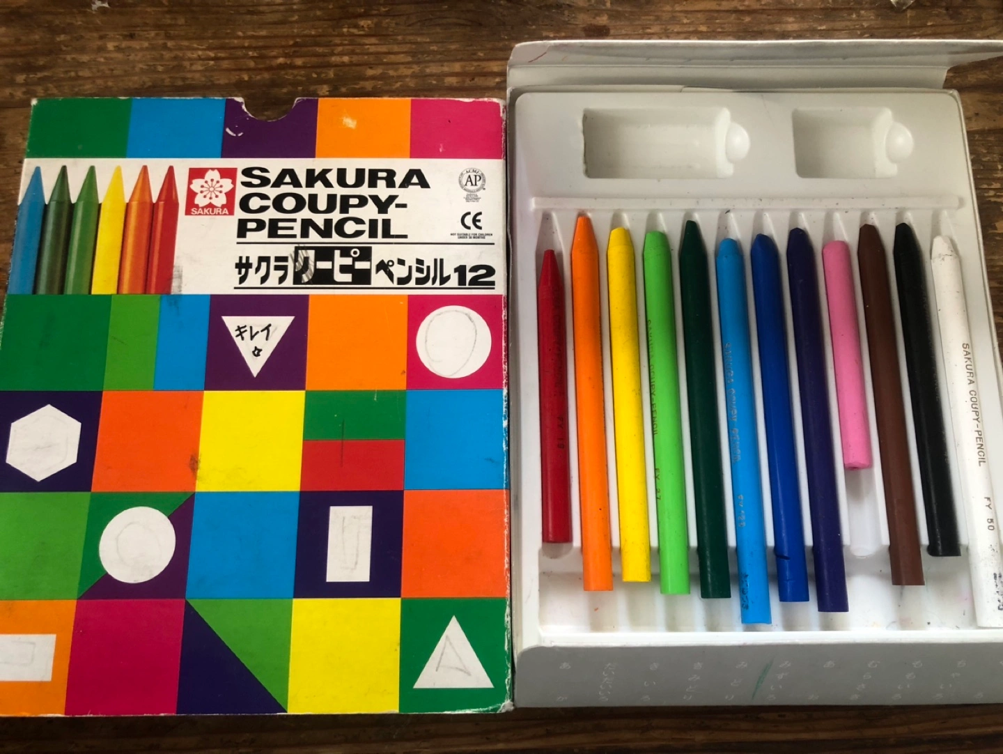 サクラクーピーペンシル12色