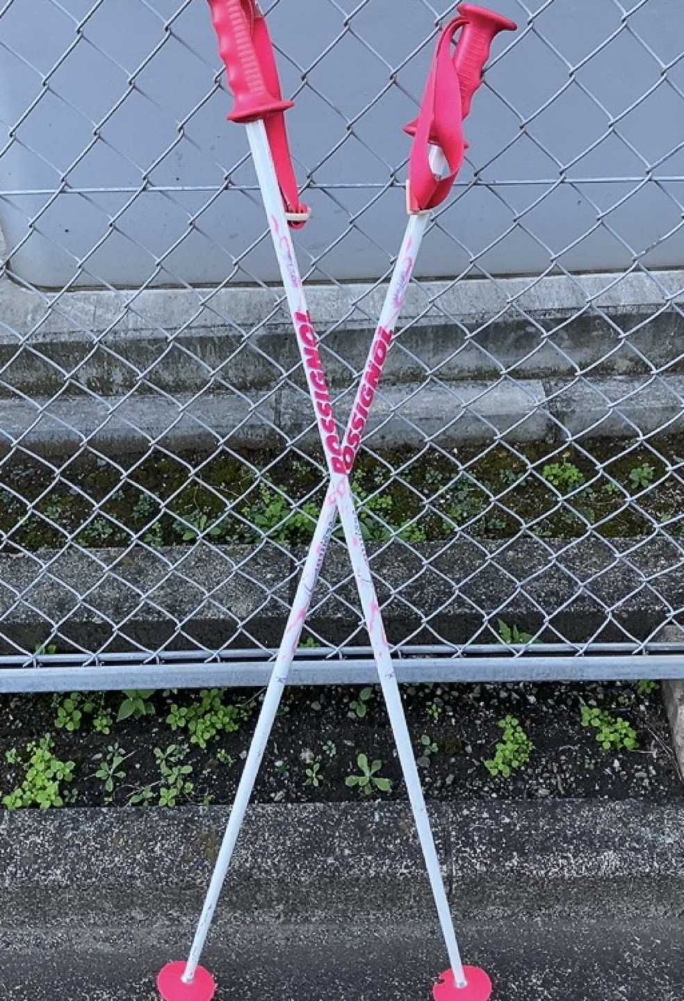 Rossignol レディーススキーポール 110cm 中古の写真2枚目