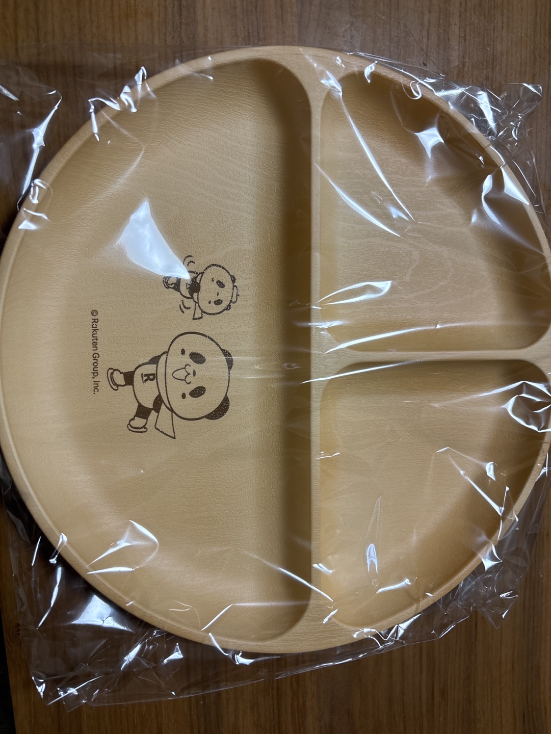 楽天パンダの木製のお皿