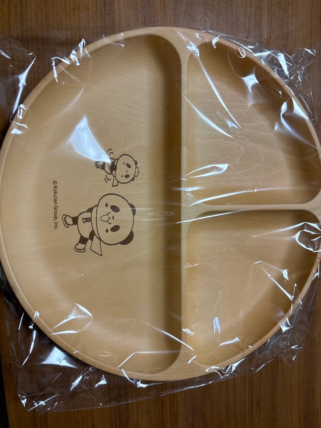 楽天パンダの木製のお皿