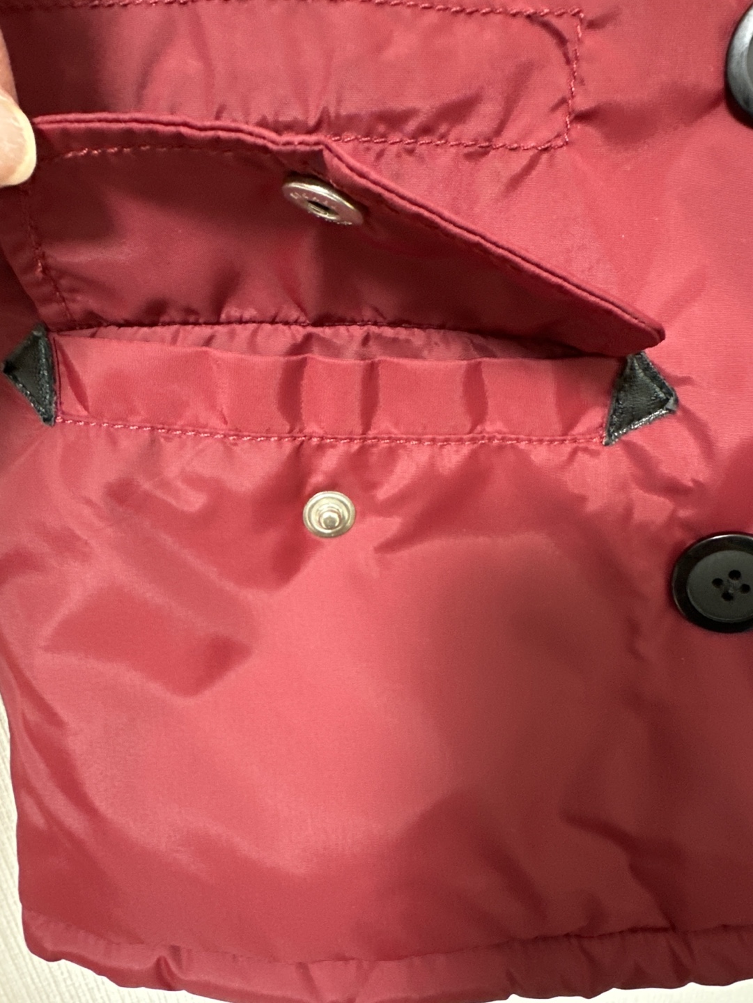 【美品】Wask BeBe 中綿ジャケット　ワインレッド　110の写真6枚目
