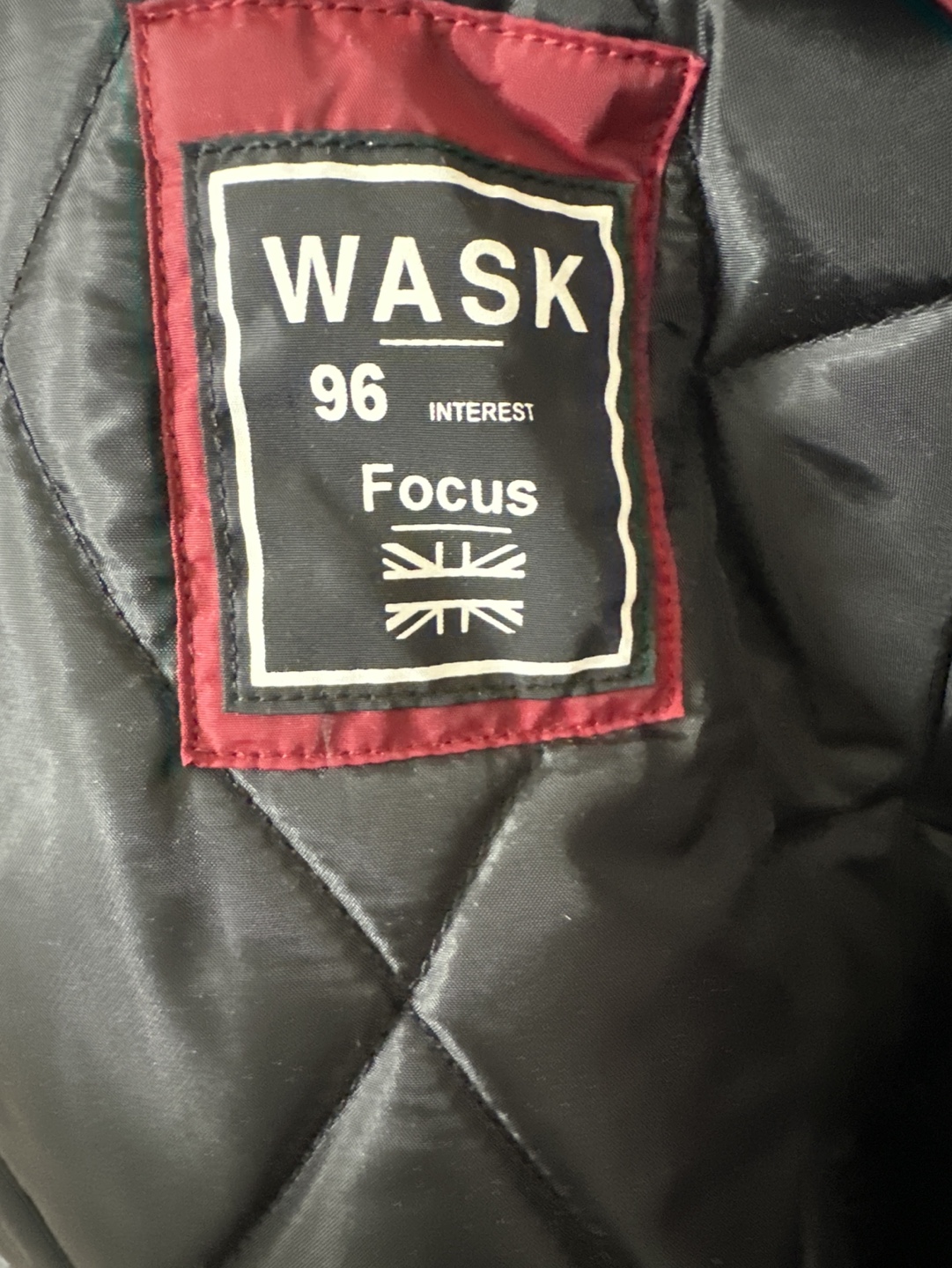 【美品】Wask BeBe 中綿ジャケット　ワインレッド　110の写真8枚目