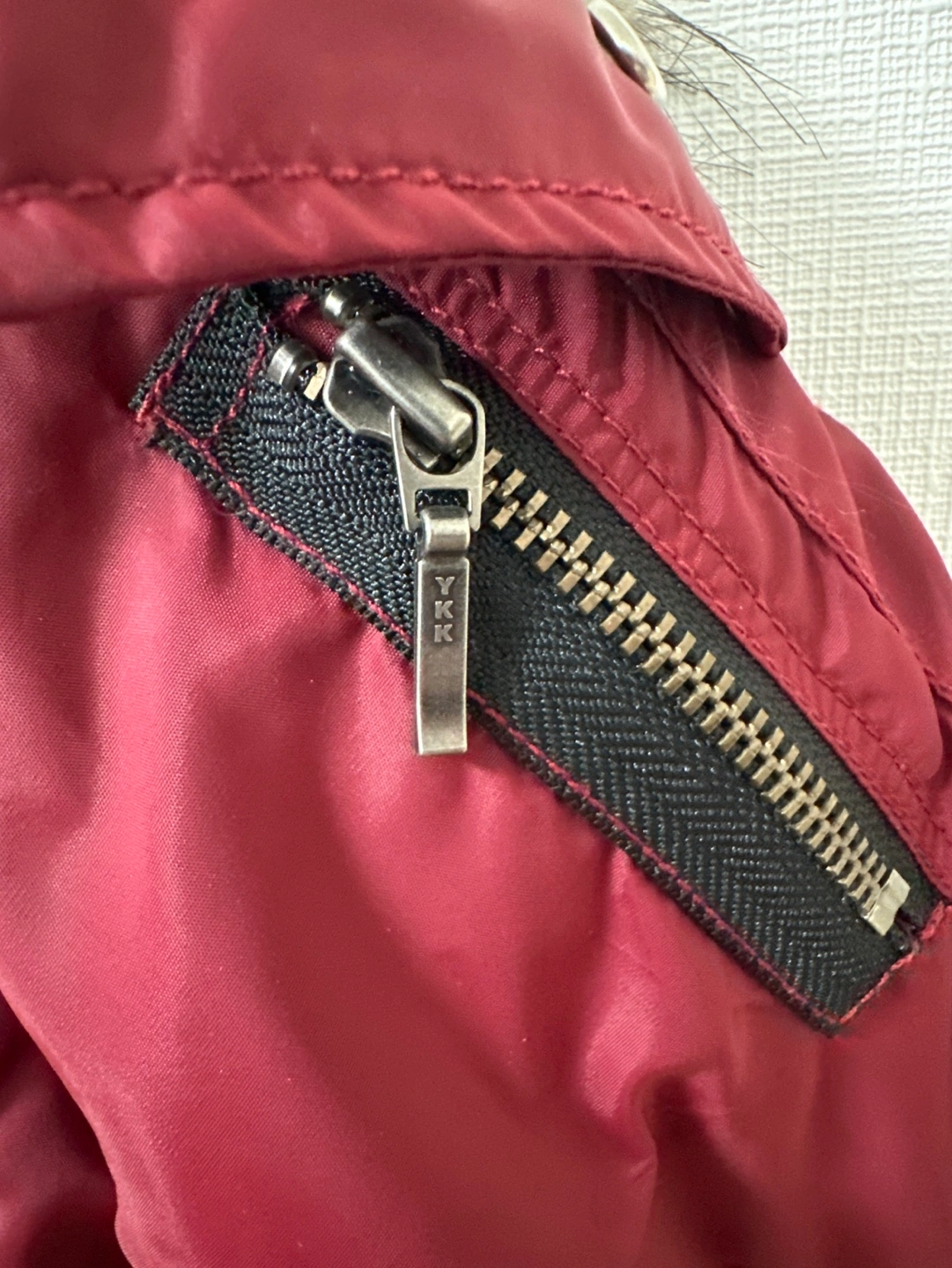 【美品】Wask BeBe 中綿ジャケット ワインレッド 110の写真7枚目
