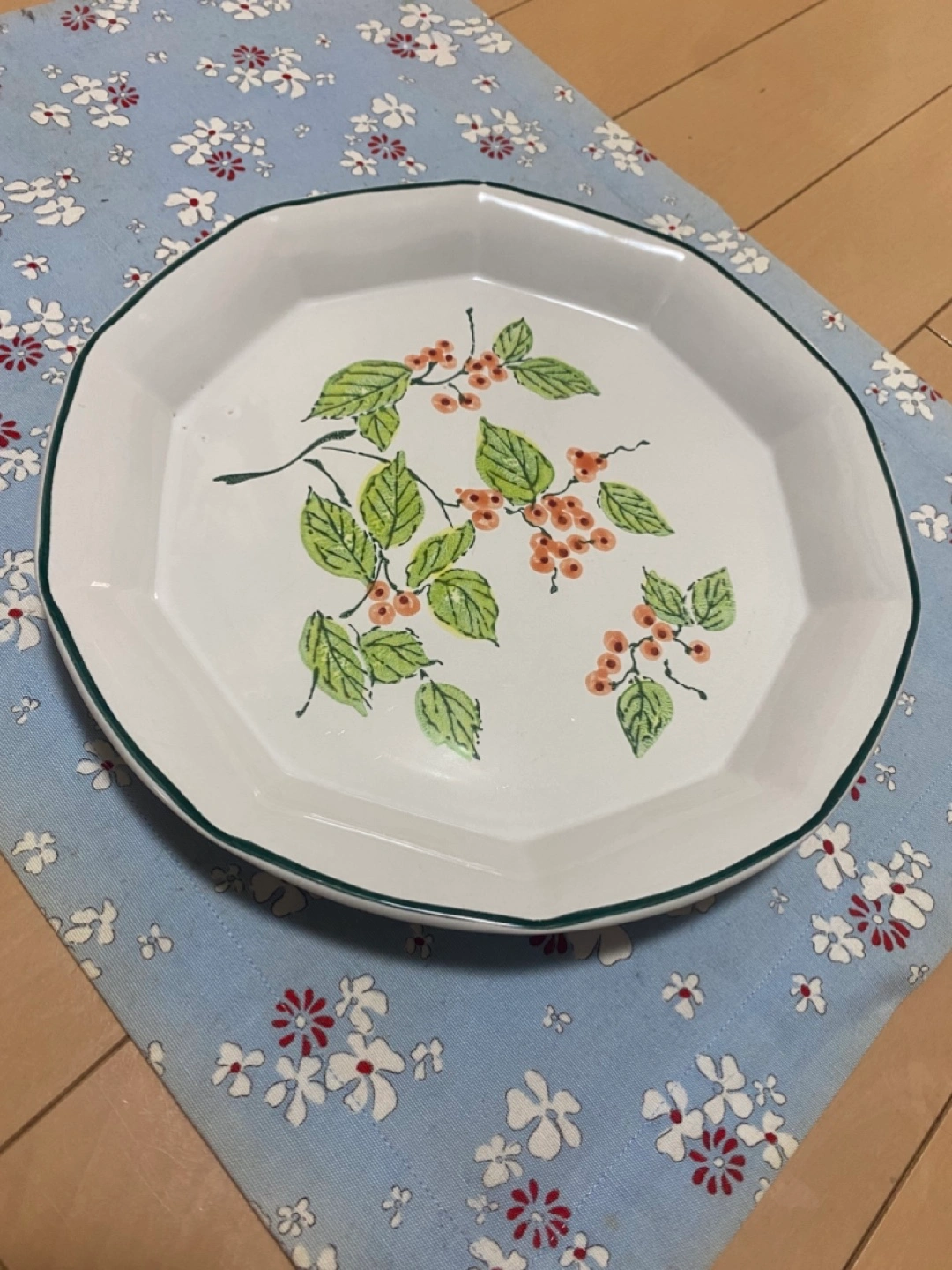 たちきちストーンウェア プレート 約24cm