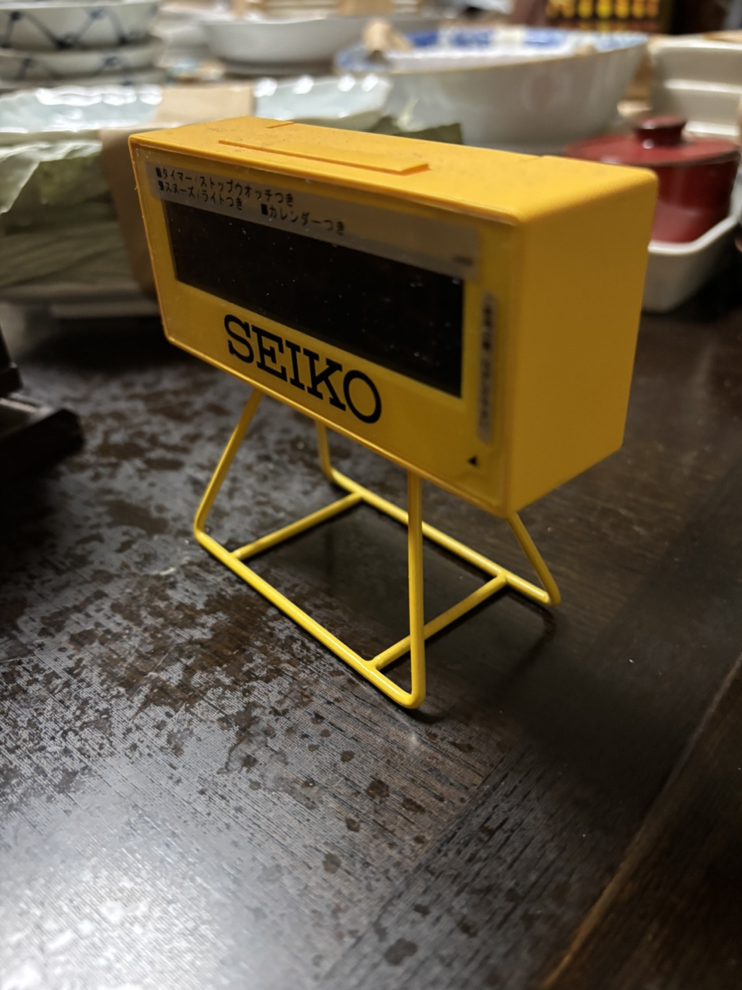 SEIKO デジタルストップウォッチ置き時計の写真2枚目