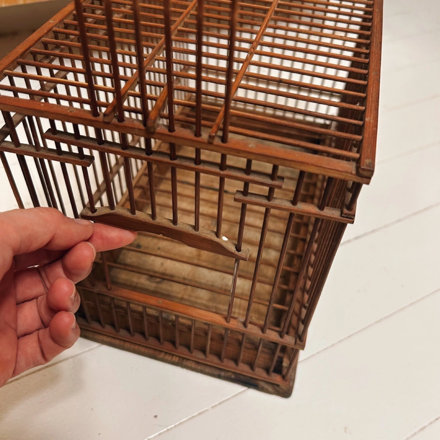 古道具 鳥篭 鳥かごの写真2枚目