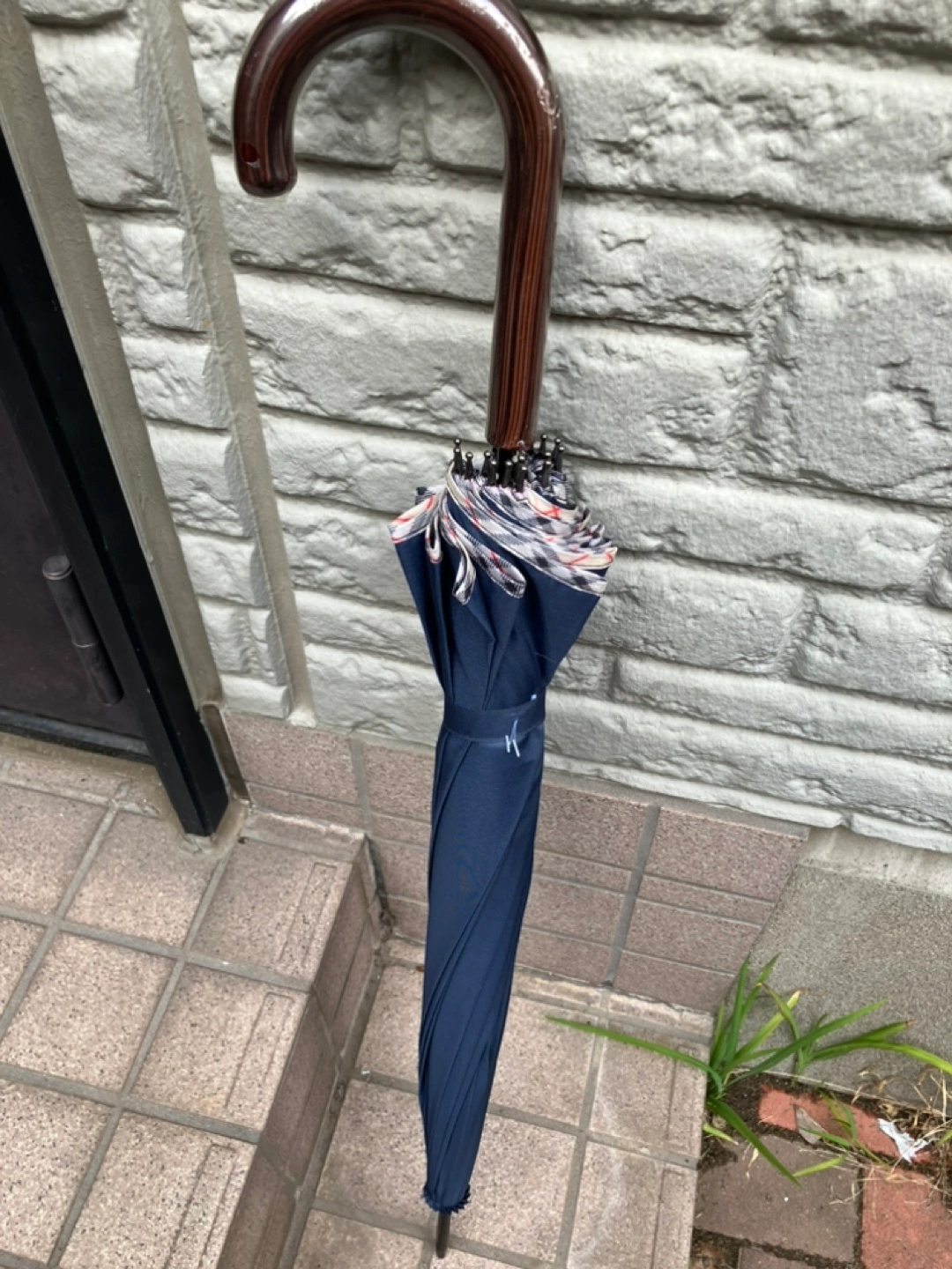 長傘 紺色約60cmの写真4枚目