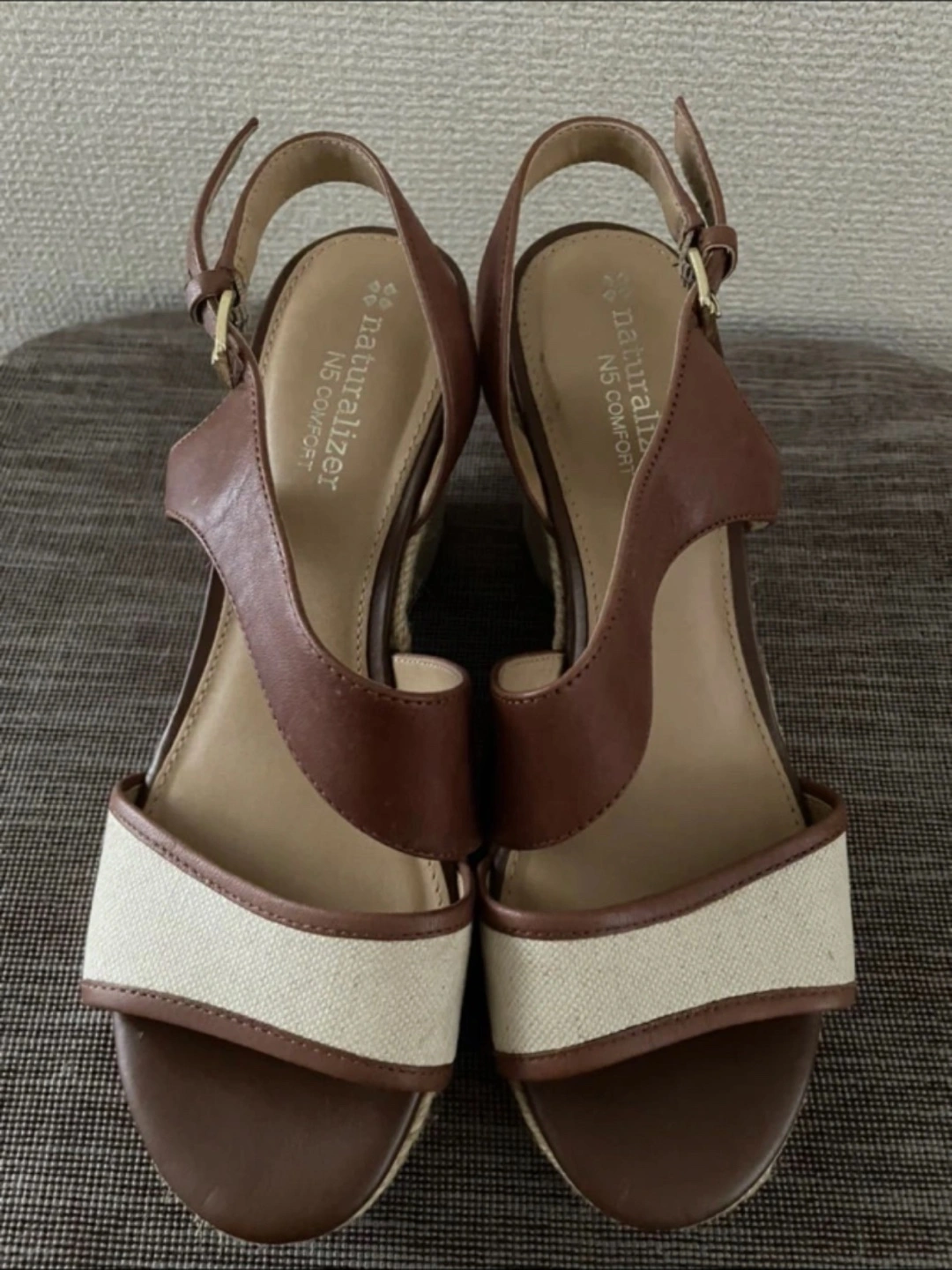 naturalizer 生成xブラウン サンダル 23cm ナチュラライザーの写真3枚目