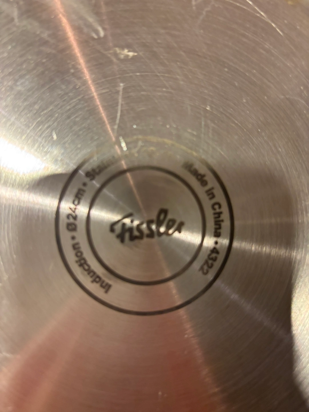 Fiddler stainless steel frypan 24cmの写真2枚目
