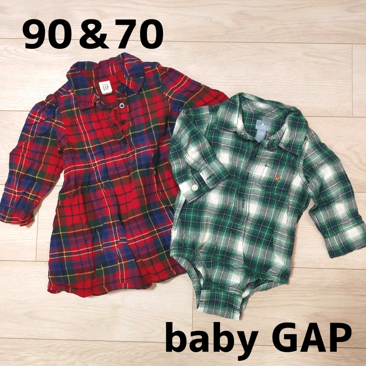 BabyGAP 90&70 姉弟コーデ リンクコーデセット チェック柄