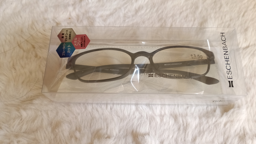 ESCHENBACH エアPC II 老眼鏡 +1.50 diopter ブラック
