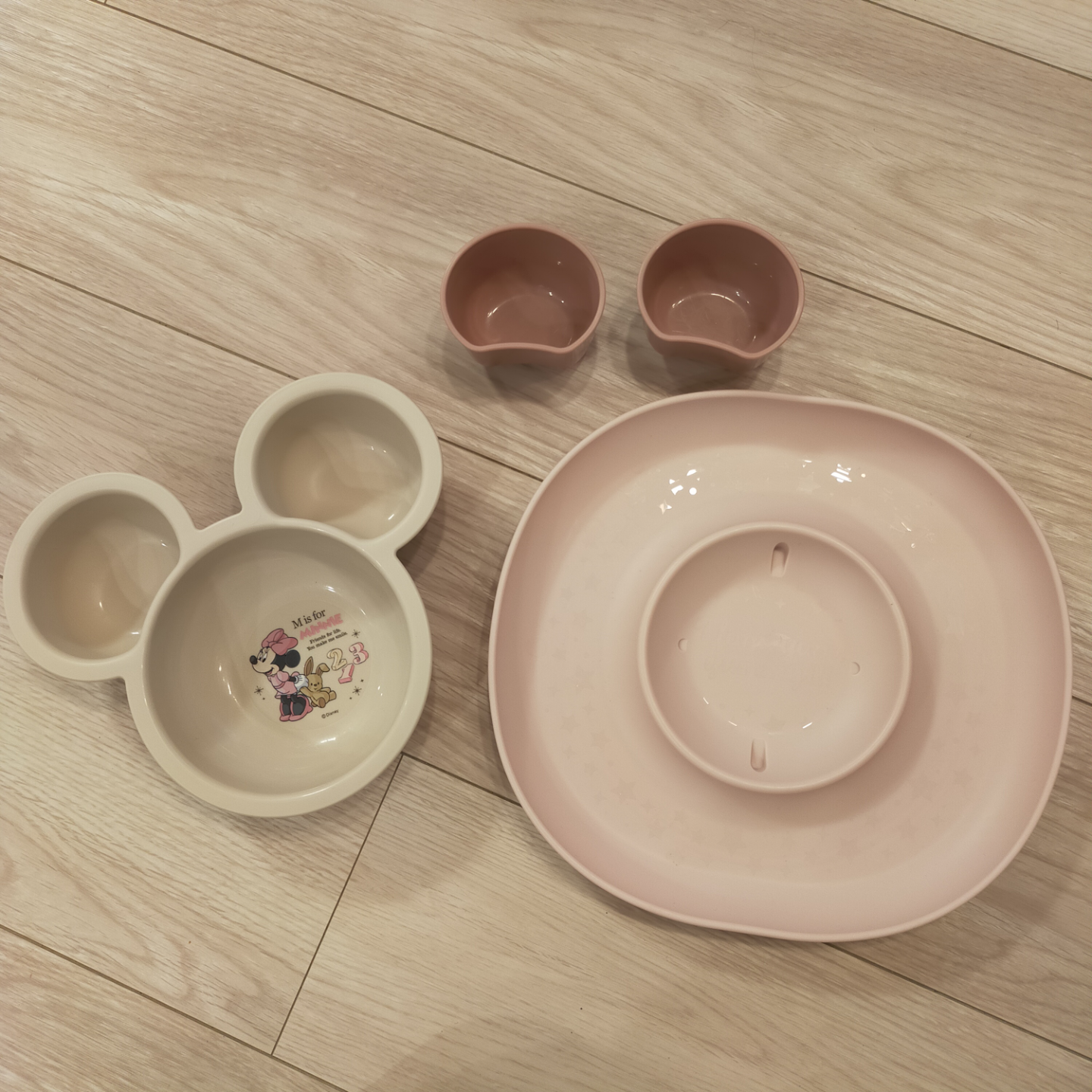 ベビー食器 離乳食食器セット(ミニー)＆コンビフードカッター(レーベルレモン)の写真4枚目