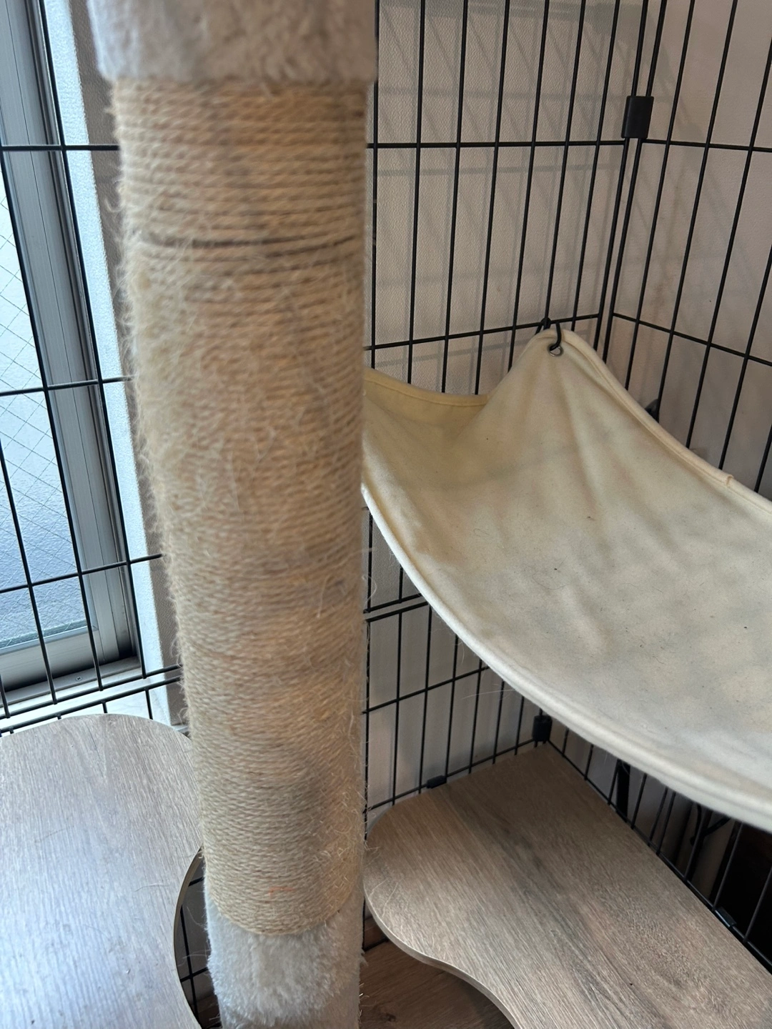 アイリスオーヤマ 猫用ケージ キャットタワー付の写真3枚目