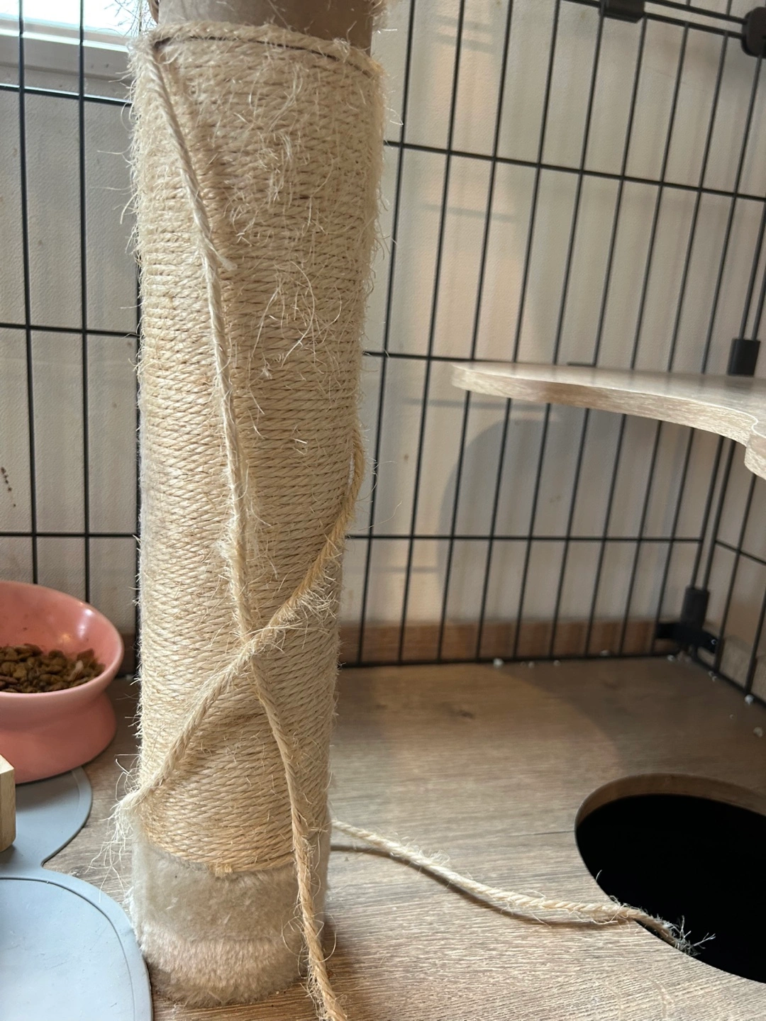 アイリスオーヤマ 猫用ケージ キャットタワー付の写真6枚目