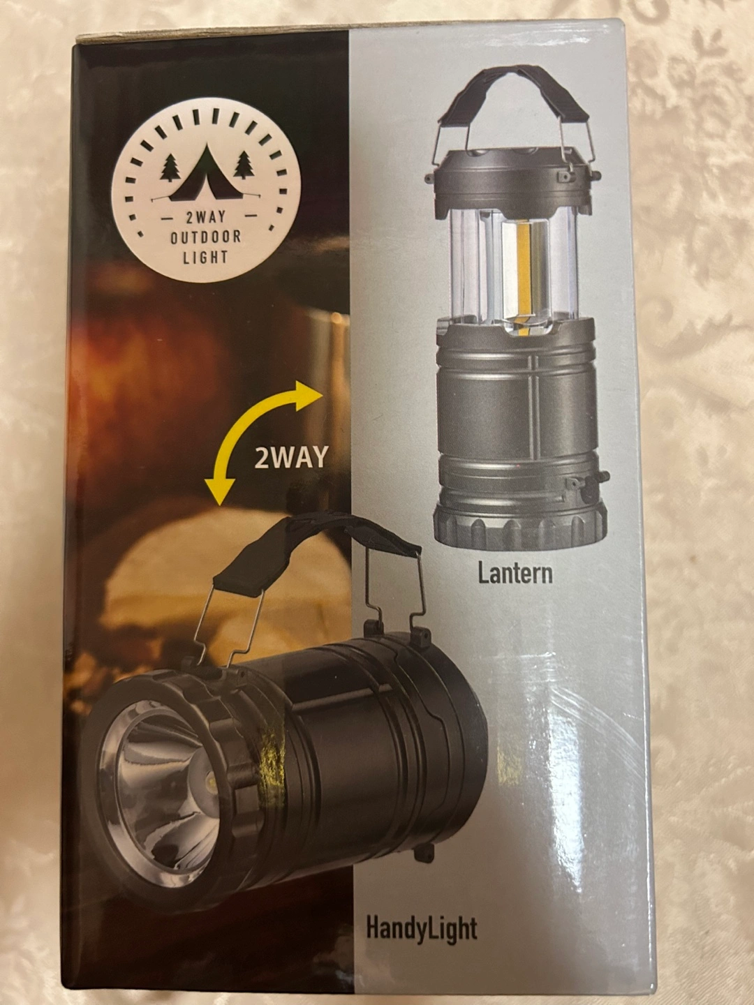 新品 未開封 2WAYアウトドアライト ランタンの写真2枚目