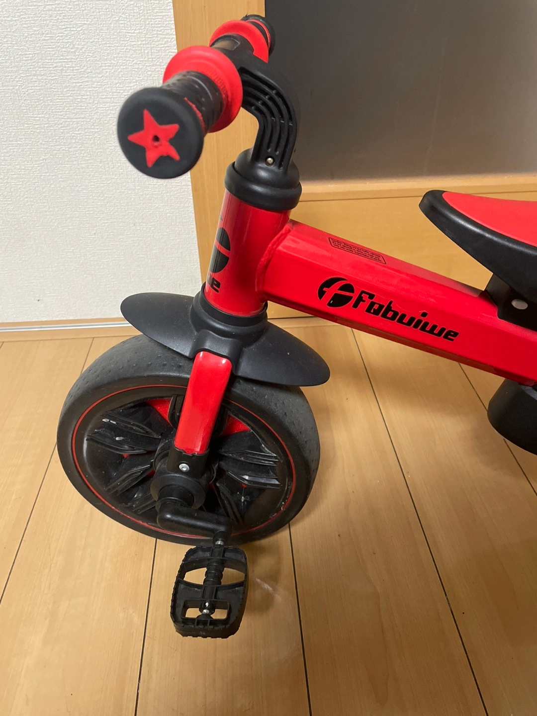 中古 三輪車 2-6歳子供用 5in1キッズバイク バランスバイク 赤の写真9枚目