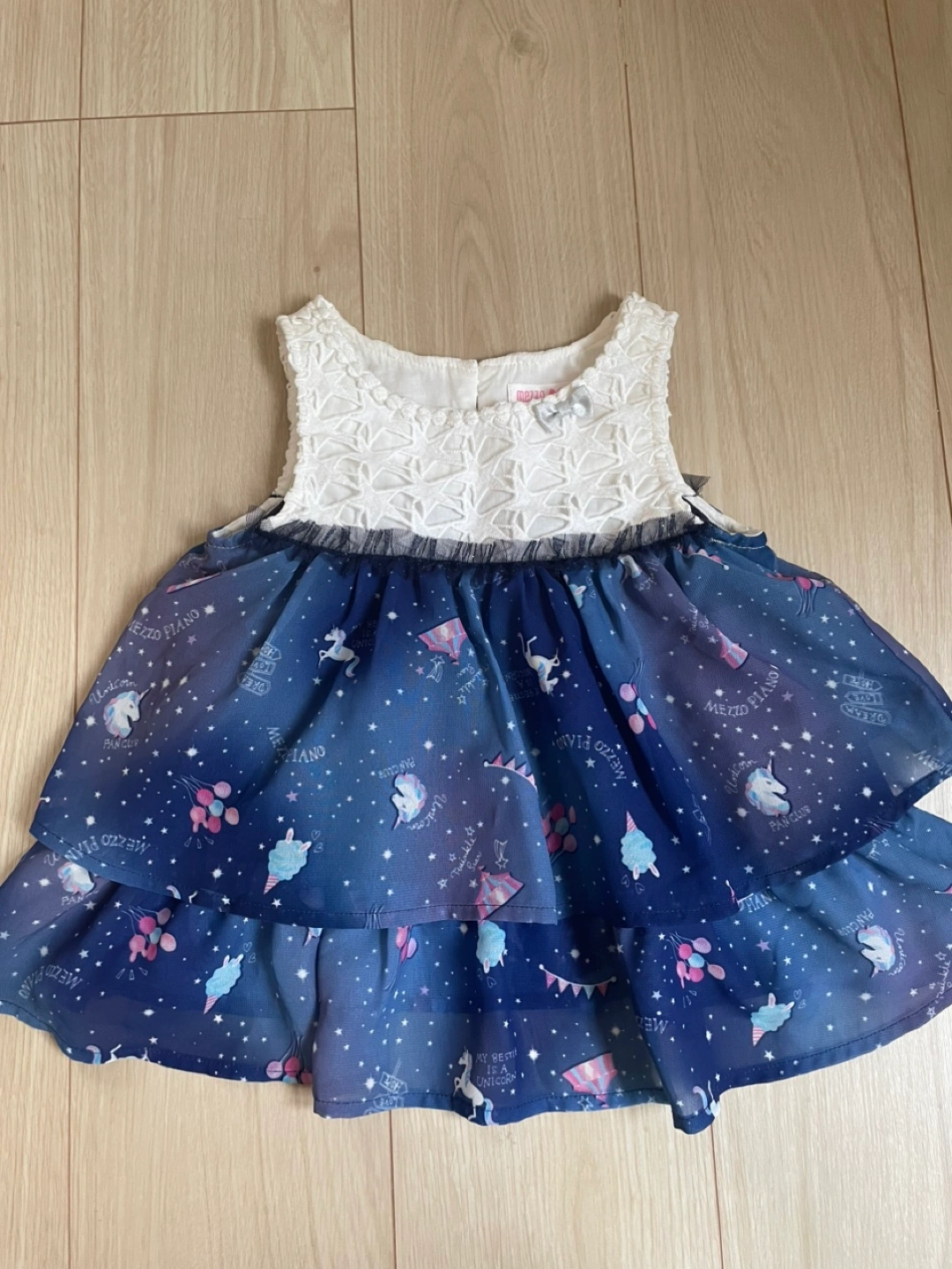 mezzo piano トップス&ハーフパンツ 100サイズの写真2枚目
