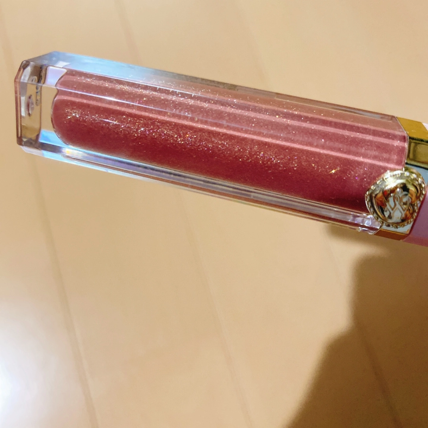 新品未使用 Too Faced リッチ&ダズリン ハイシャインスパークリングリップグロス ストック&ボンデージの写真4枚目