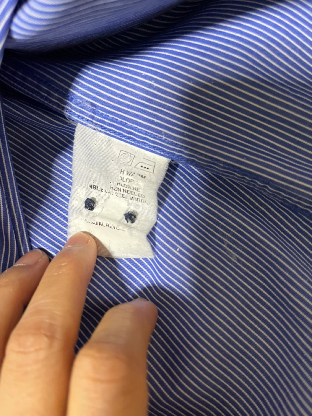 Tommy Hilfigerストライプシャツの写真6枚目