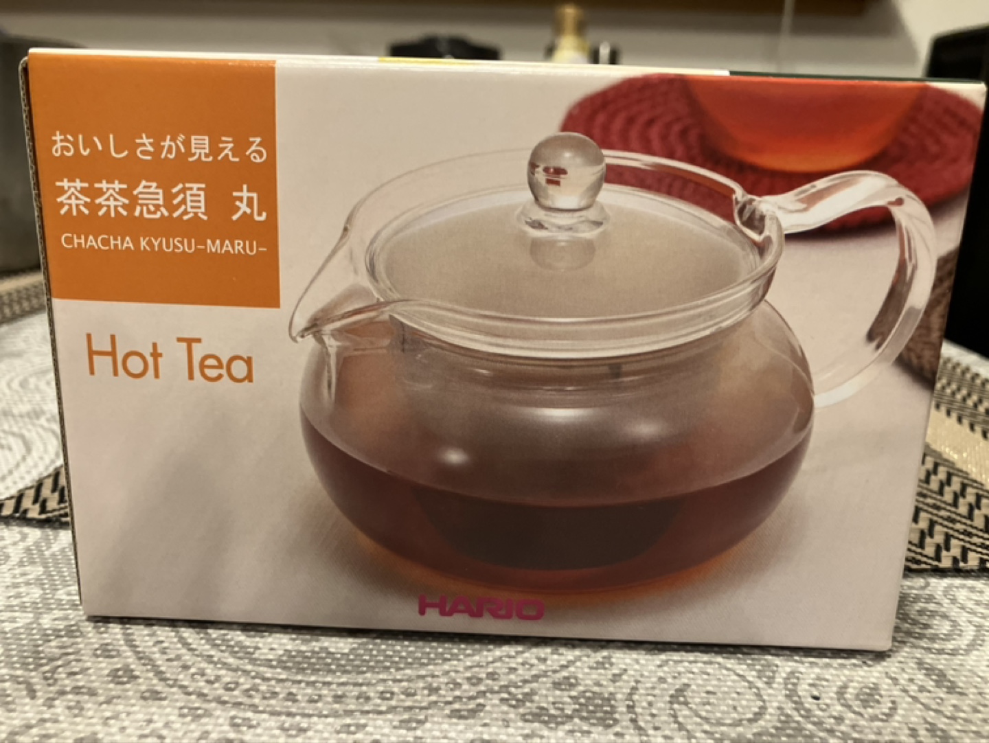 HARIO 茶茶急須丸 茶こし付ガラス急須の写真2枚目