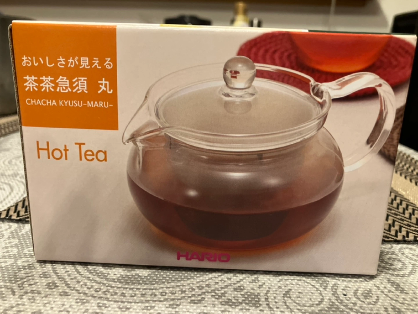 HARIO 茶茶急須丸 茶こし付ガラス急須の写真2枚目
