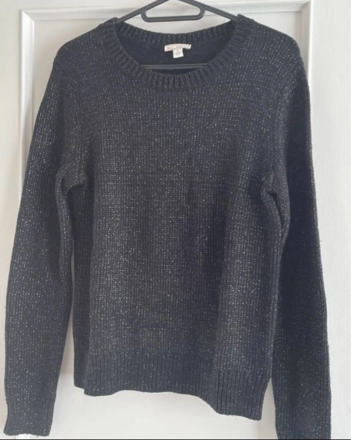 GAP ゴールドラメ セーター サイズSクルーネックニット ブラック