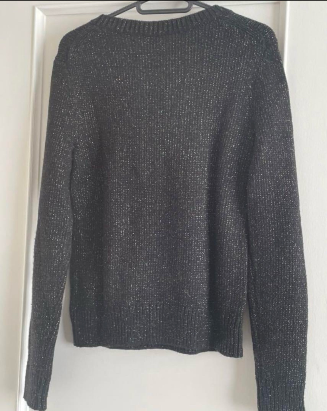 GAP ゴールドラメ セーター サイズSクルーネックニット ブラックの写真2枚目