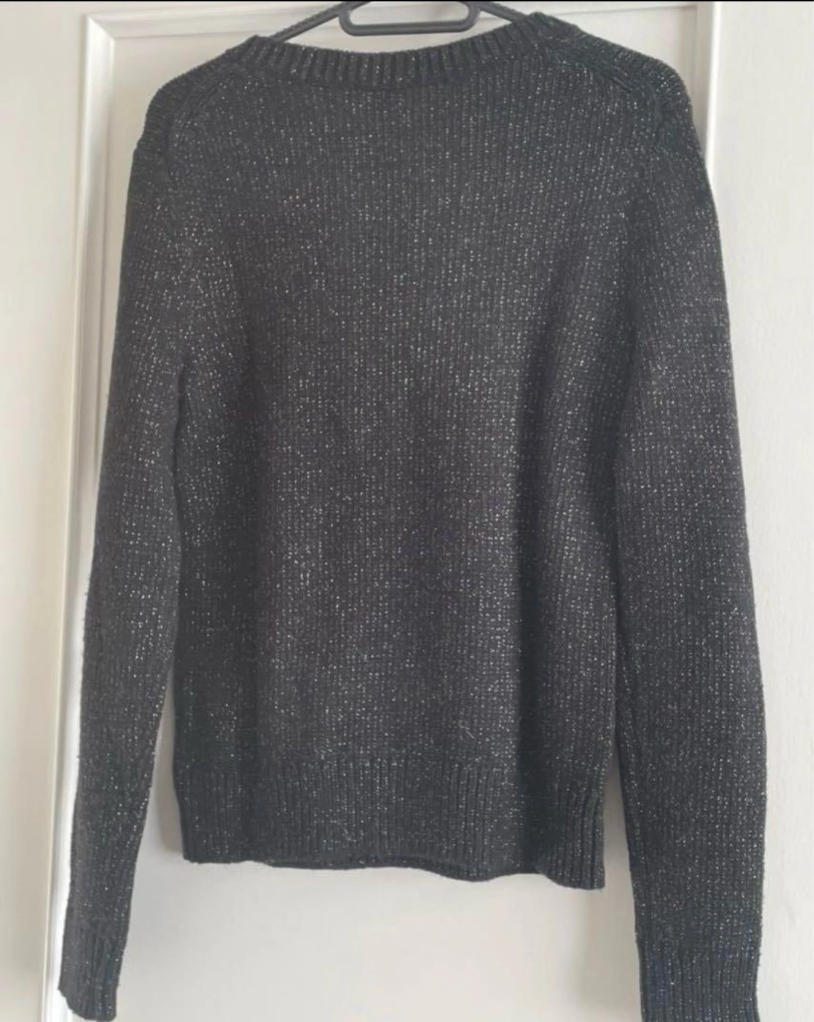 GAP ゴールドラメ セーター サイズSクルーネックニット ブラックの写真2枚目