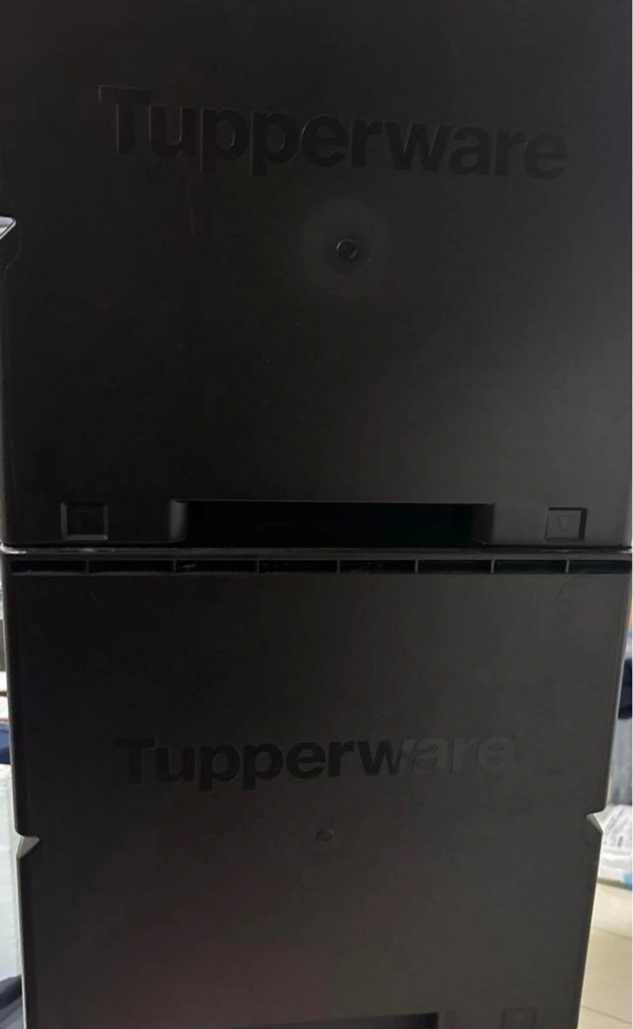 Tupperwareスーパーチェストミニ ダークアンバー2段の写真4枚目