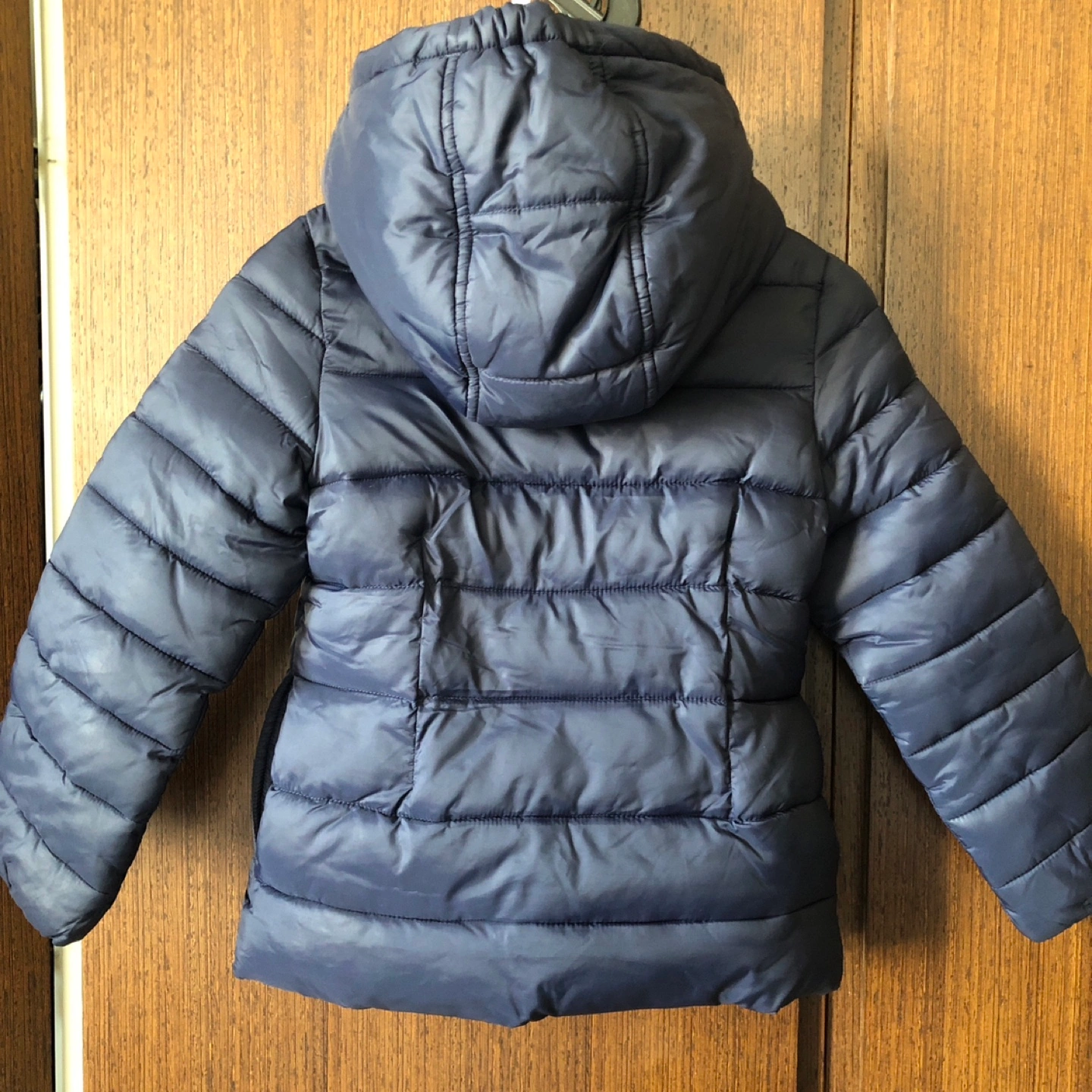 PETIT BATEAU フード付きコート 116cmの写真2枚目