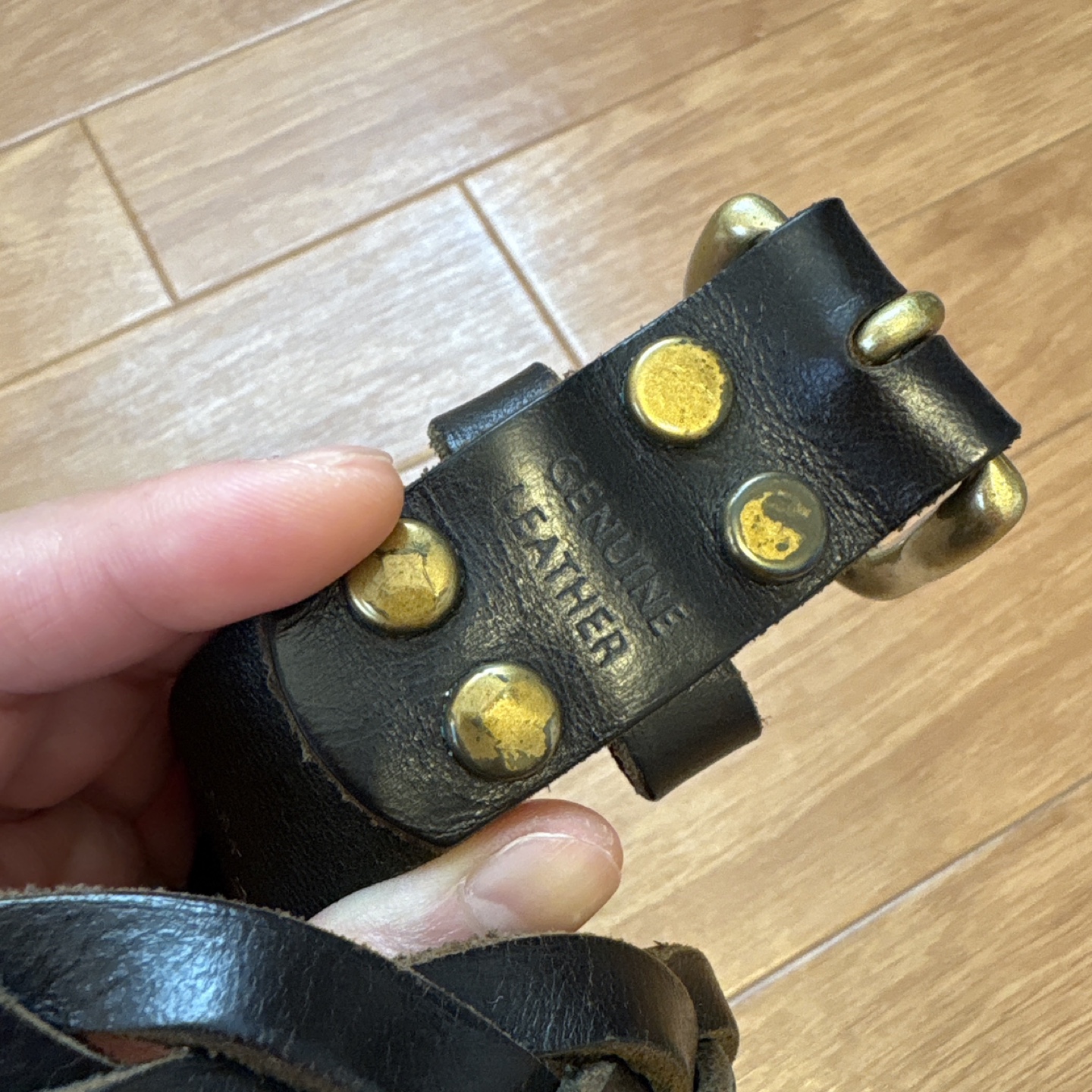 【BARKTANNAGN】レザーベルトの写真2枚目