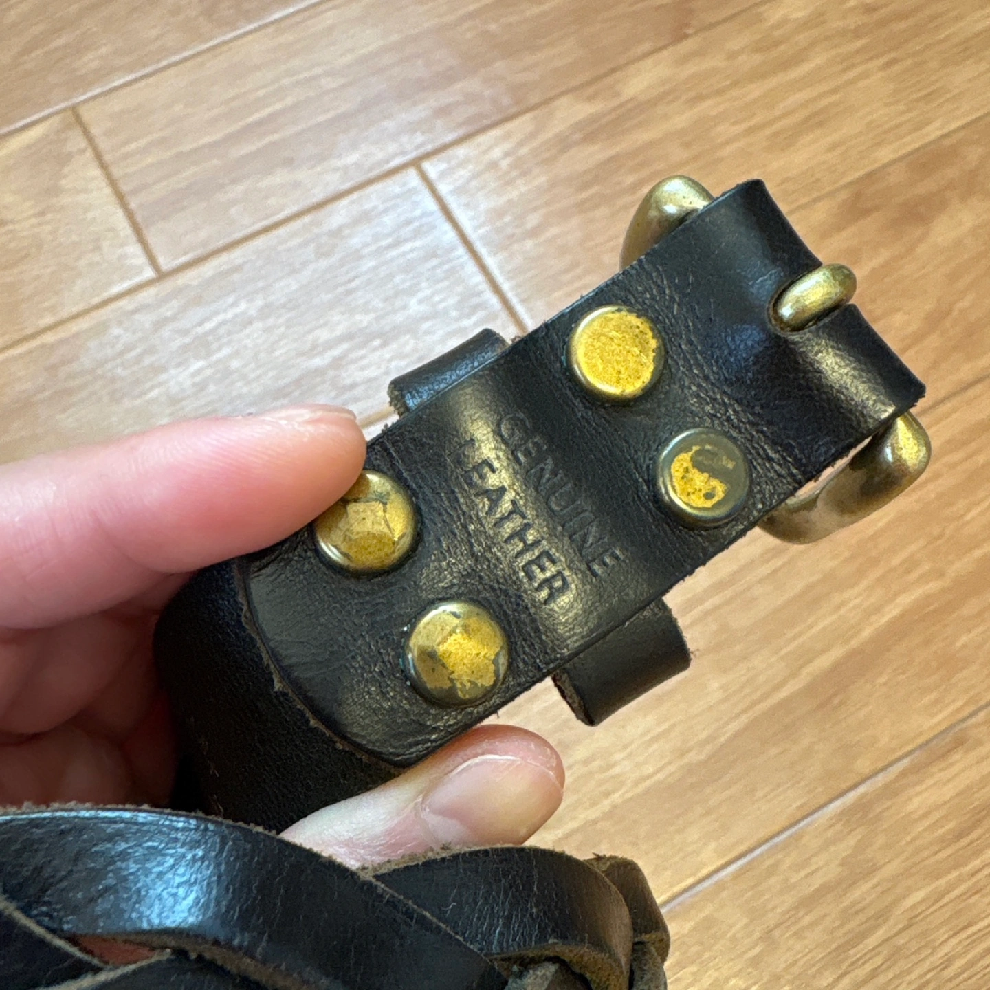 【BARKTANNAGN】レザーベルトの写真2枚目