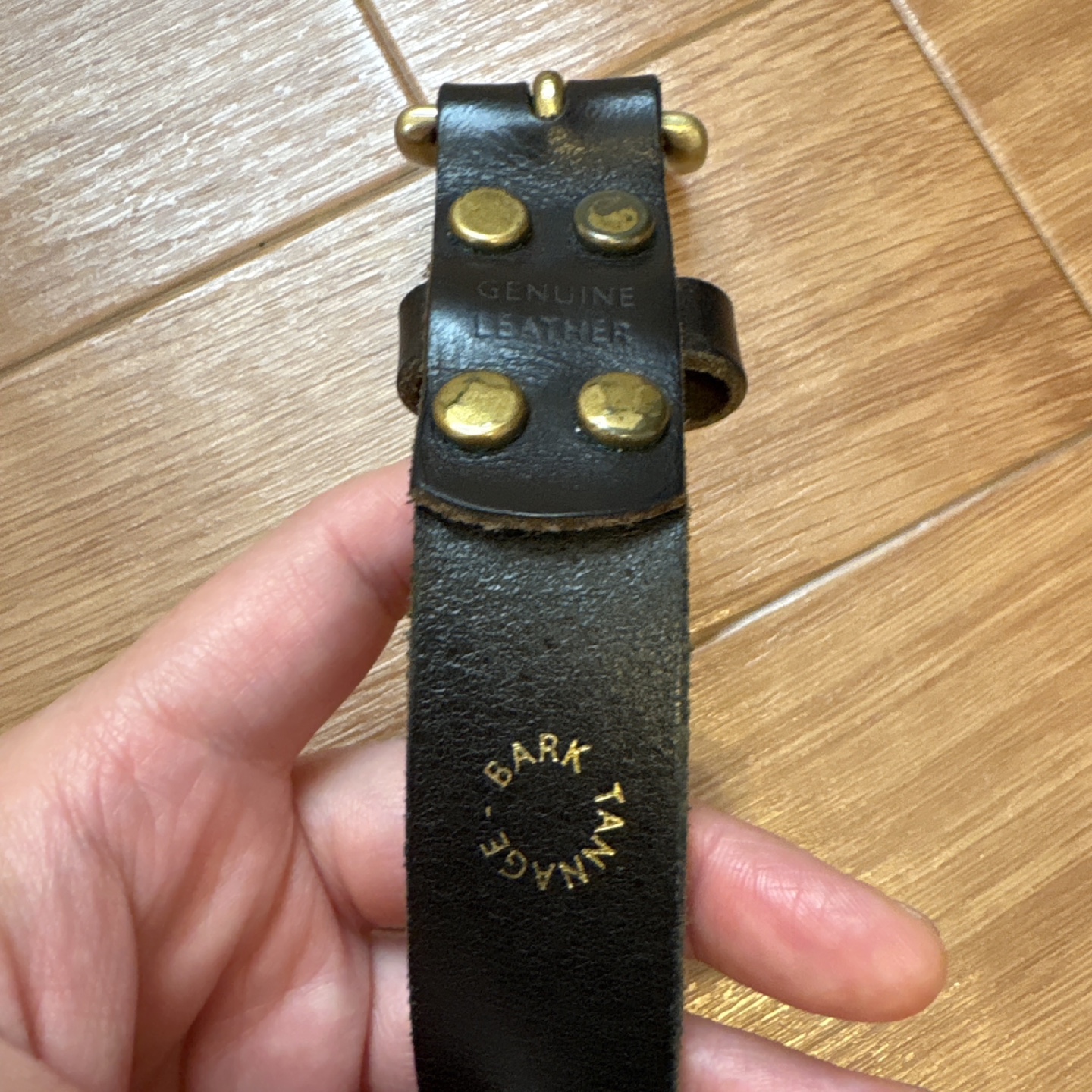 【BARKTANNAGN】レザーベルトの写真7枚目