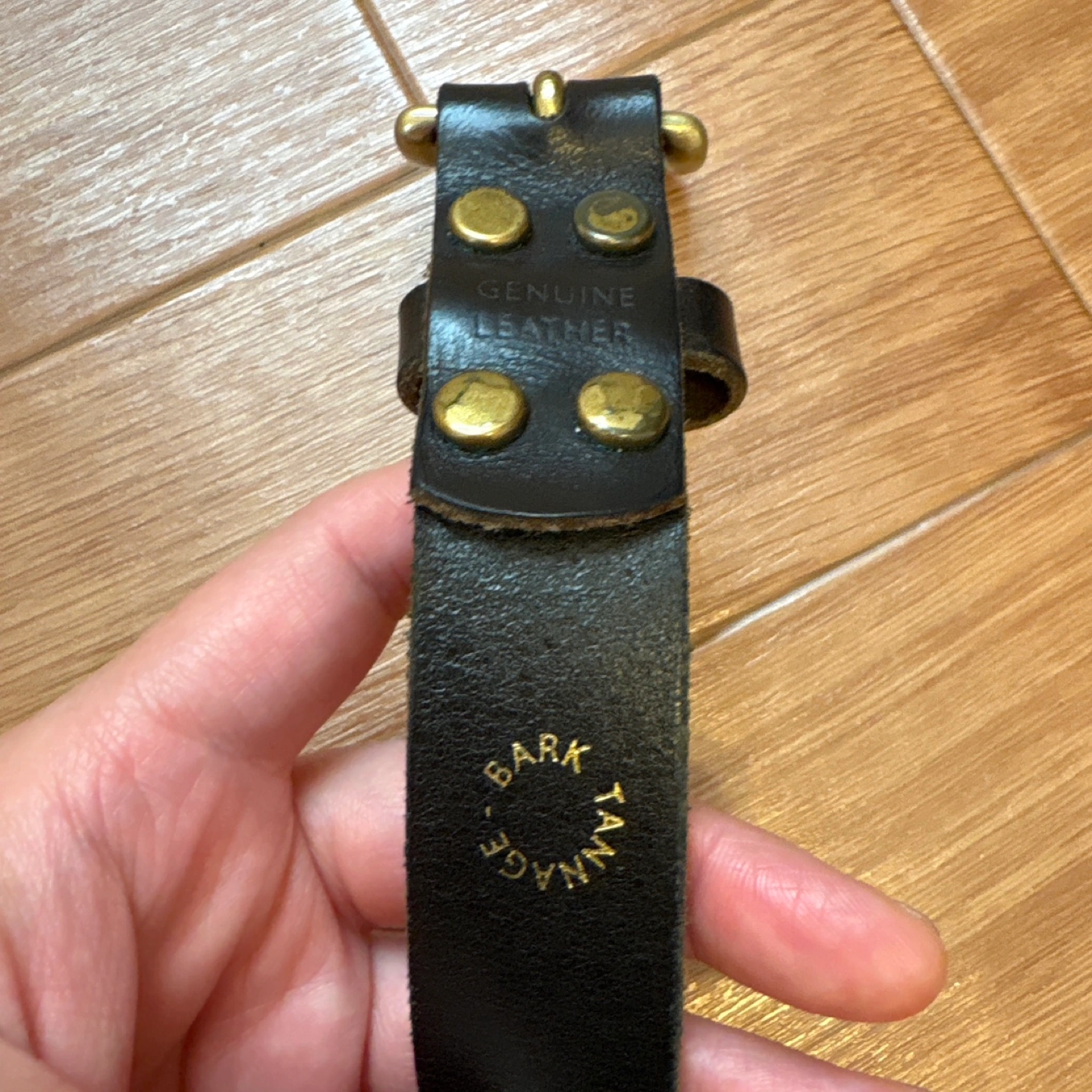 【BARKTANNAGN】レザーベルトの写真7枚目