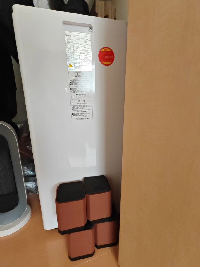 クーラー 中古品(半年ぐらい使用) 動作確認済み、パイプ付きの写真3枚目
