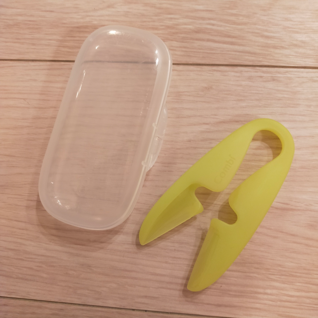 ベビー食器 離乳食食器セット(ミニー)＆コンビフードカッター(レーベルレモン)の写真6枚目